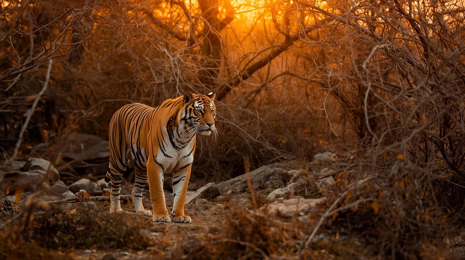 Forest canopy in Ranthambore