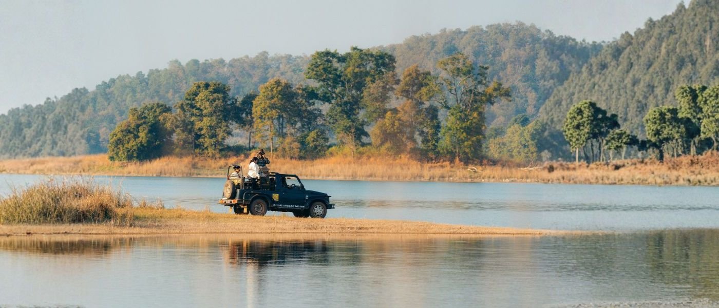 Ranthambore Safari Ticket - open gypsy on forest trail